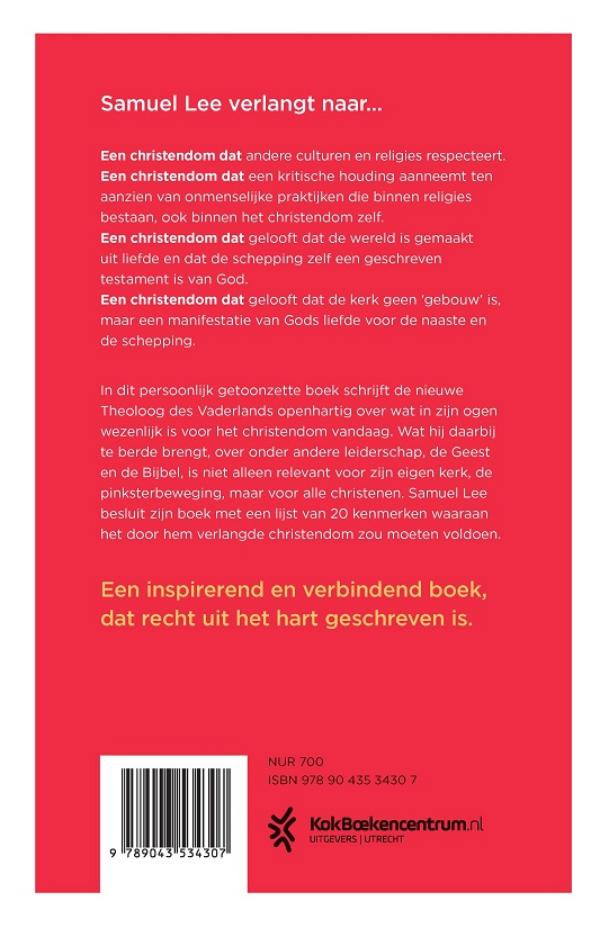 Achterkant van Verlangen naar een nieuw christendom