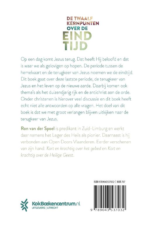 Achterkant van Kort en krachtig over de eindtijd