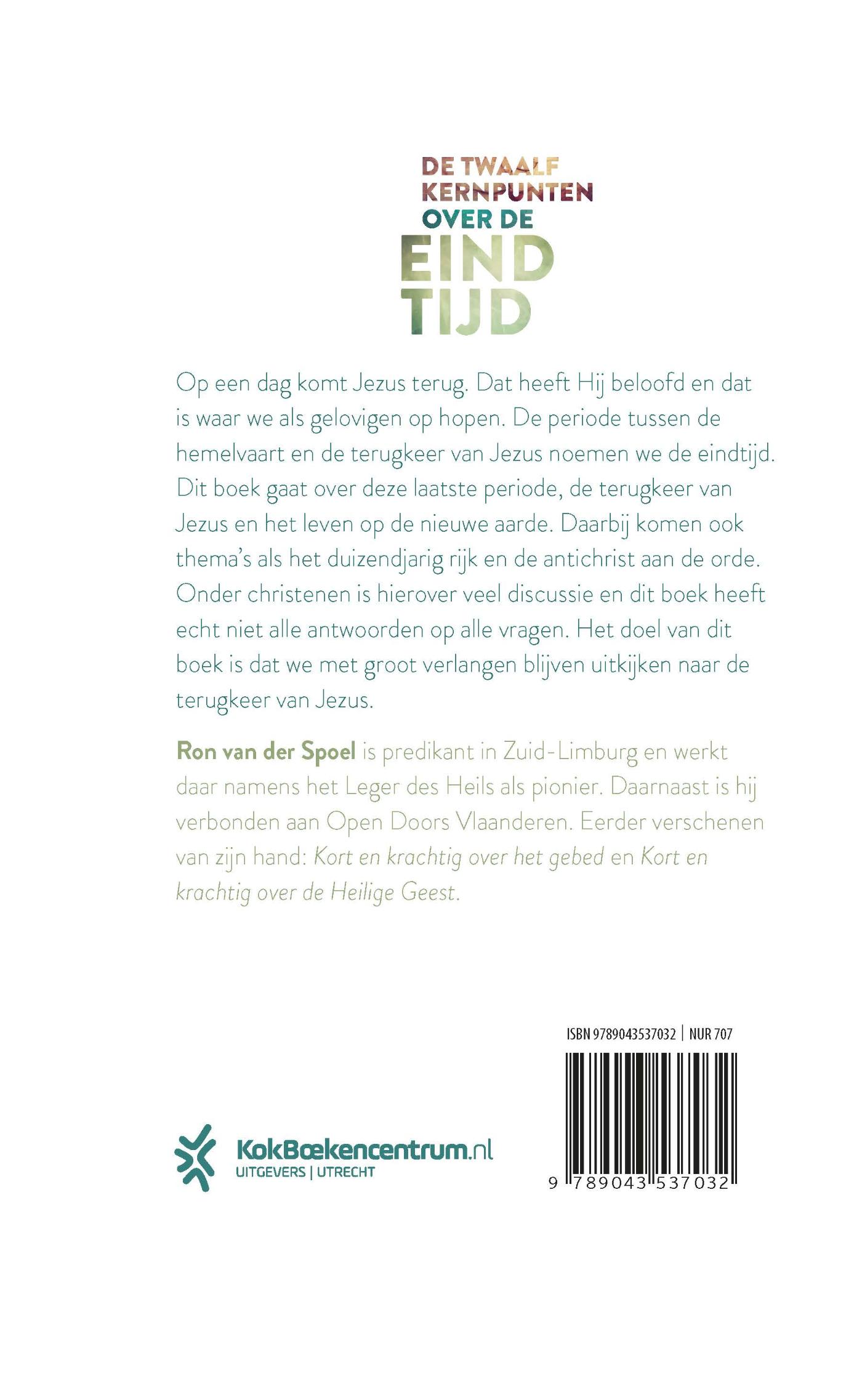 Achterkant van Kort en krachtig over de eindtijd