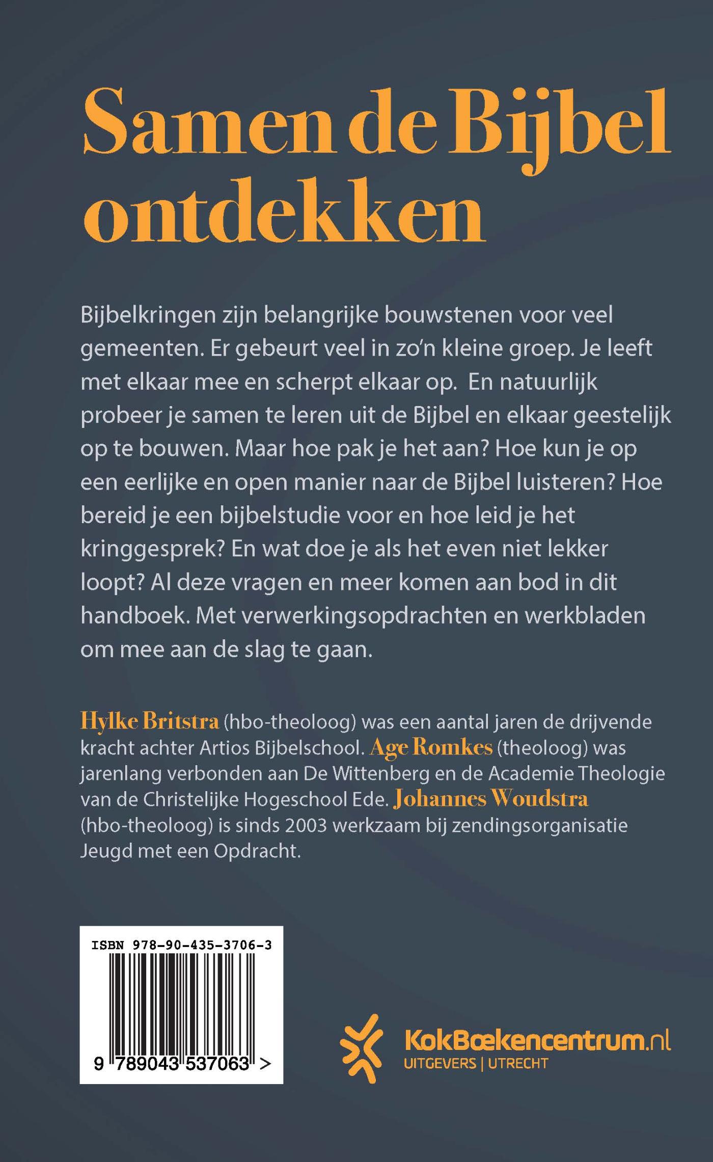 Achterkant van Samen de Bijbel ontdekken