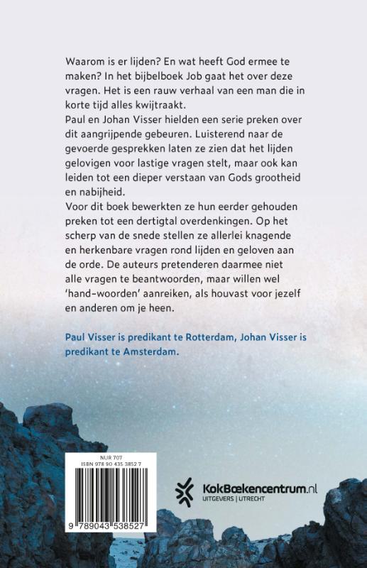 Achterkant van Op het scherp van de snede