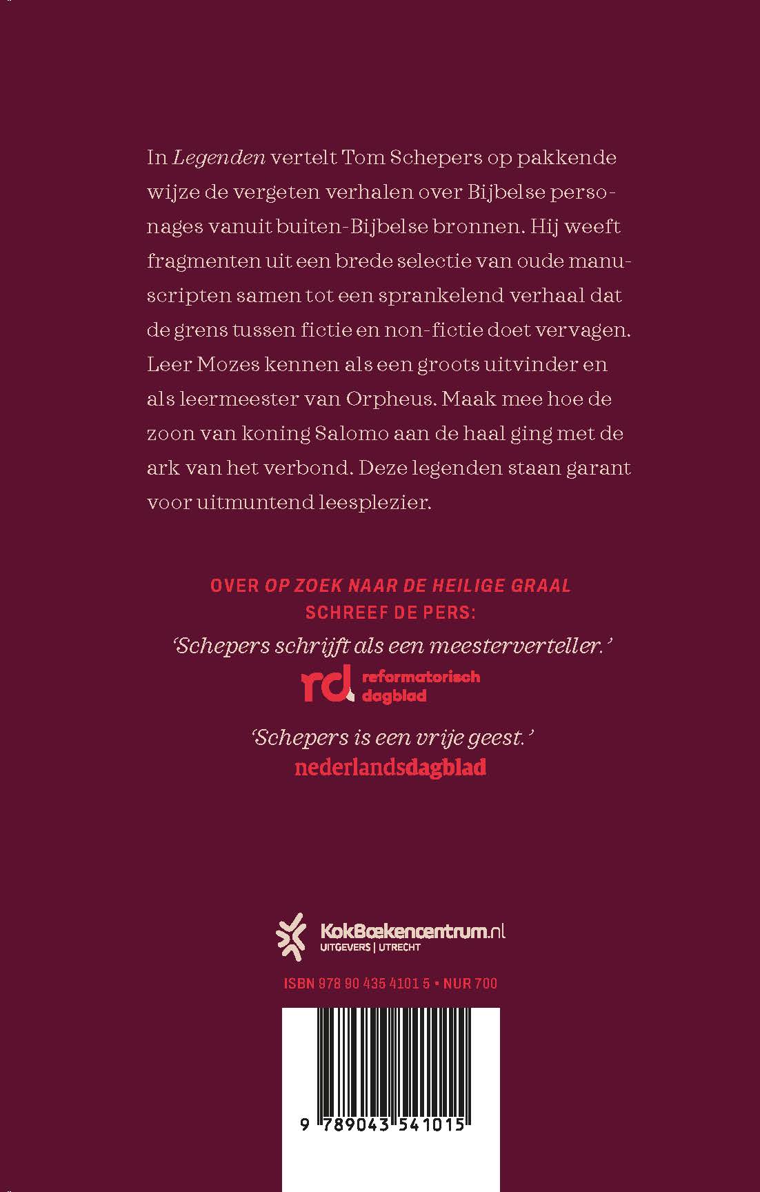 Achterkant van Legenden