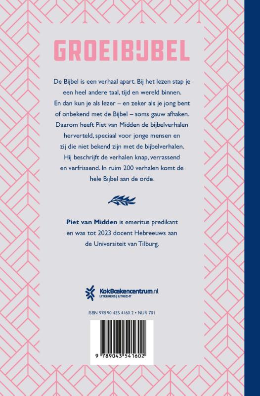 Achterkant van Groeibijbel (heruitgave)
