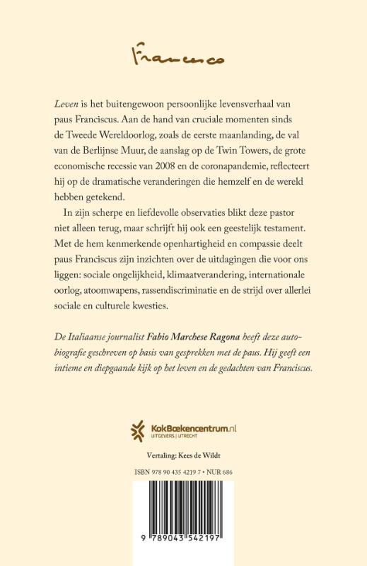 Achterkant van Leven