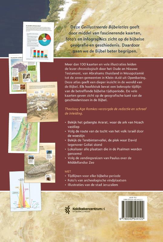 Achterkant van Geïllustreerde bijbelatlas