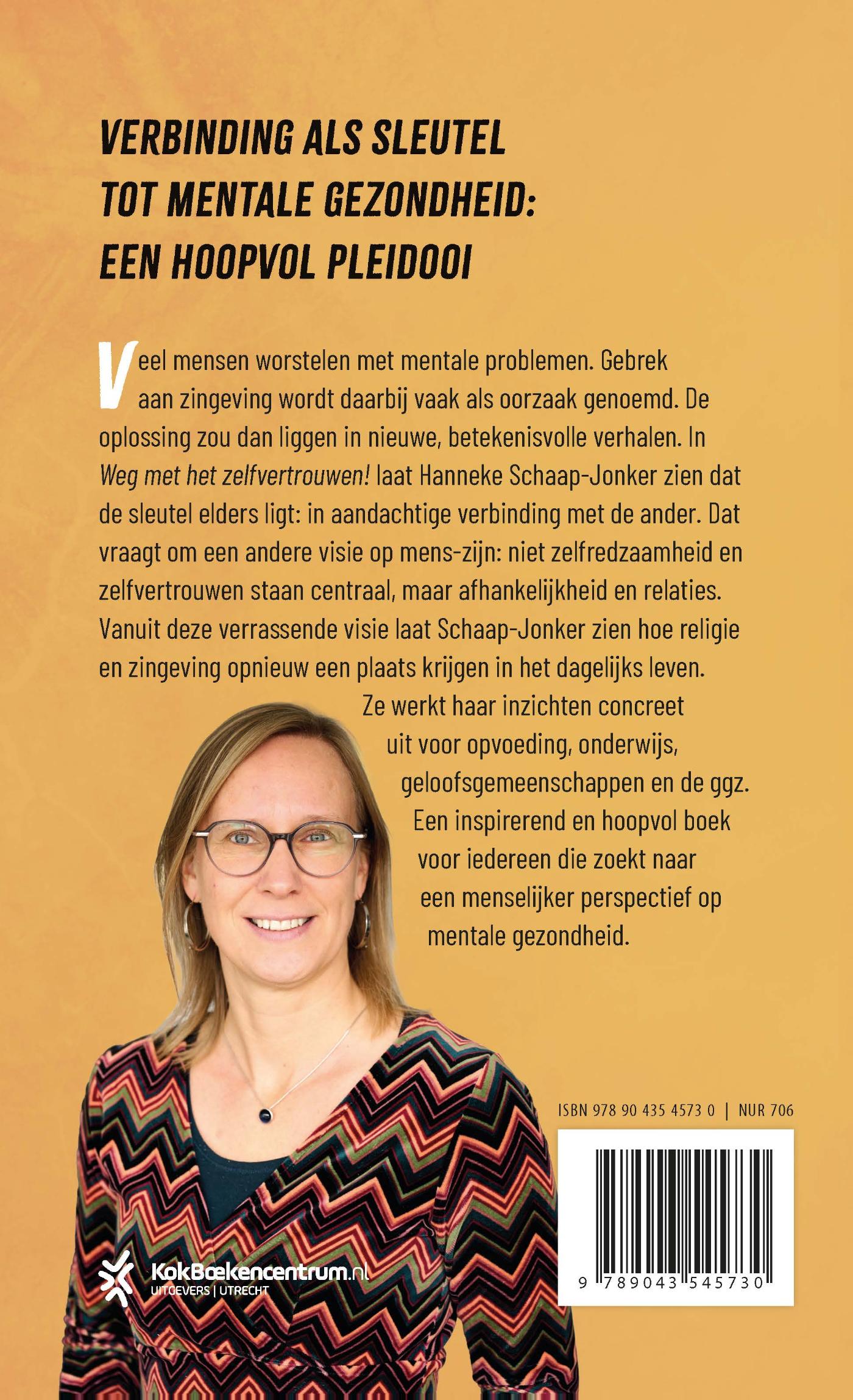 Achterkant van Weg met het zelfvertrouwen!