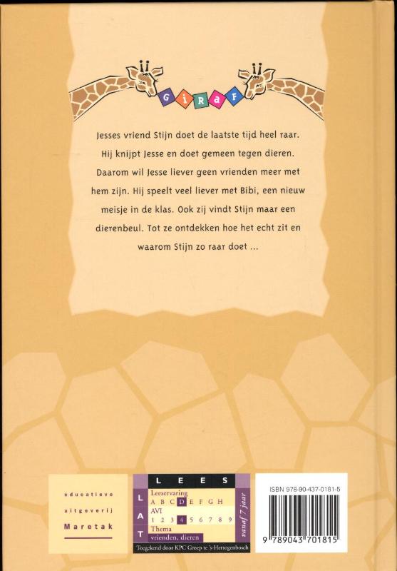 Achterkant van Een spin zonder poten