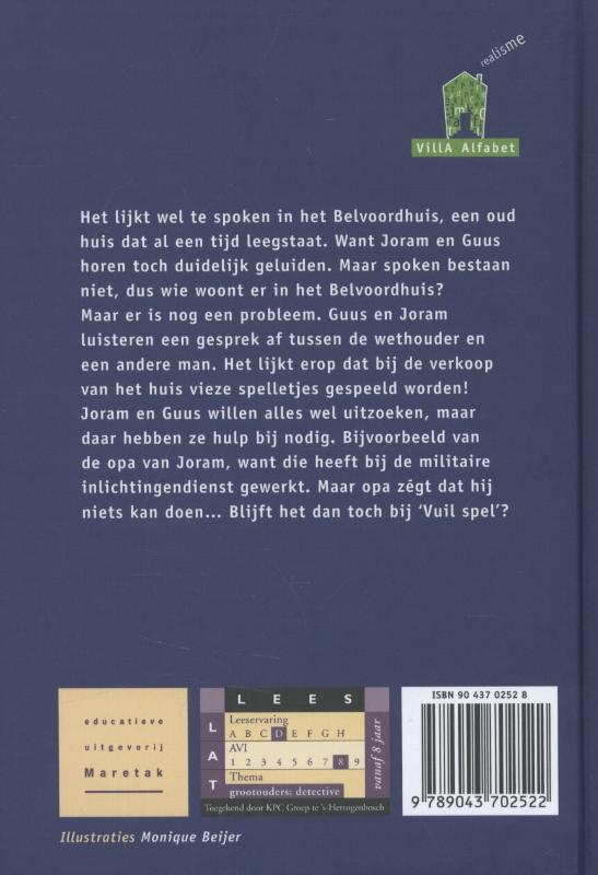 Achterkant van Vuil spel