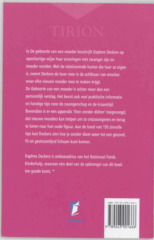 Achterkant van De geboorte van een moeder
