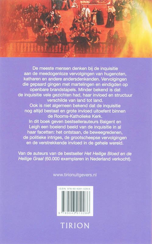 Achterkant van De inquisitie