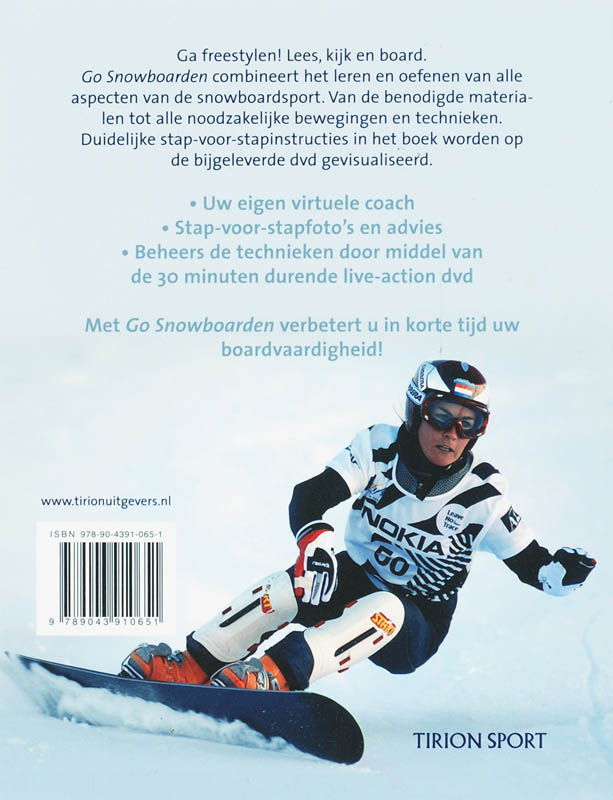 Achterkant van Go Snowboarden