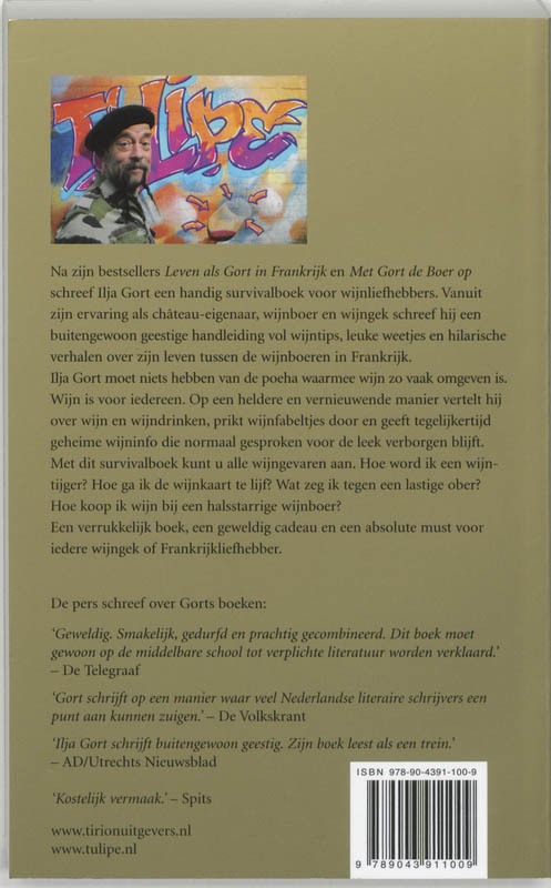Achterkant van Het wijn survivalboek