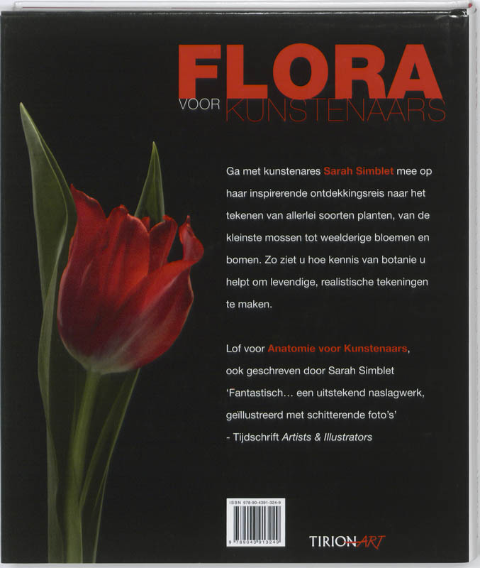 Achterkant van Flora voor kunstenaars