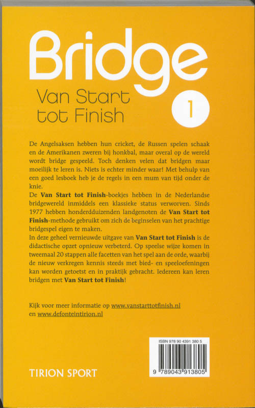 Achterkant van Bridge van start tot finish deel 1