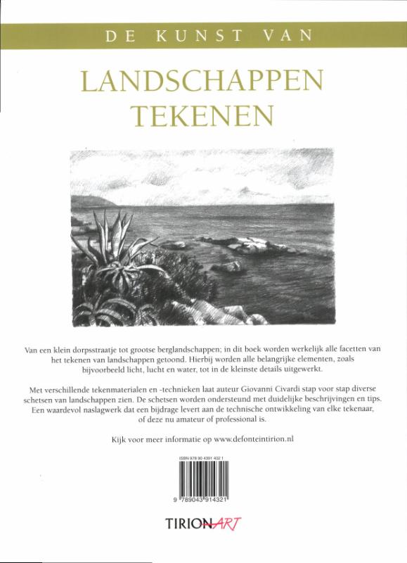 Achterkant van Landschappen tekenen