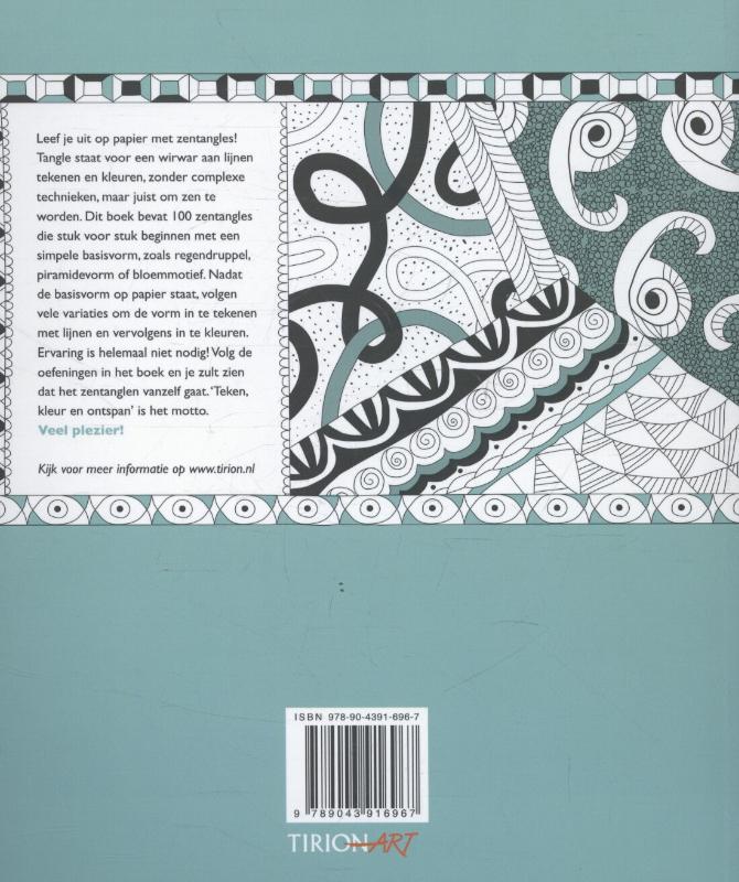Achterkant van Basisboek Zentangle