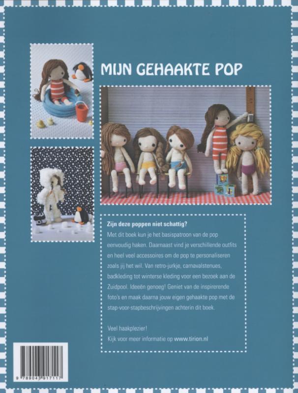 Achterkant van Mijn gehaakte pop