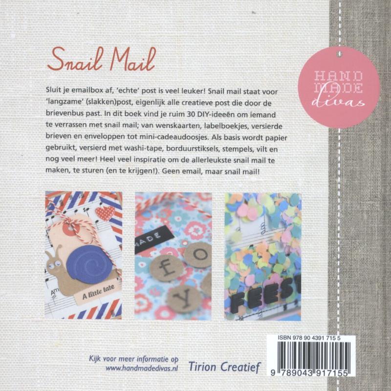 Achterkant van Snail mail