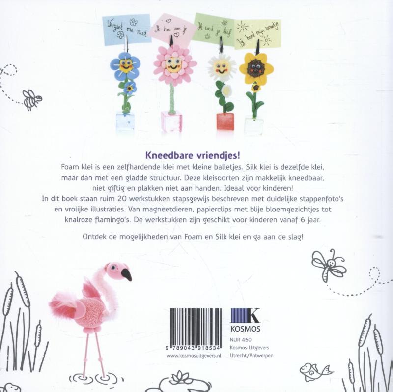 Achterkant van Schatjes van Foam en Silk klei