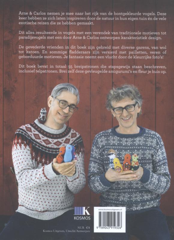 Achterkant van Vogels breien met Arne en Carlos