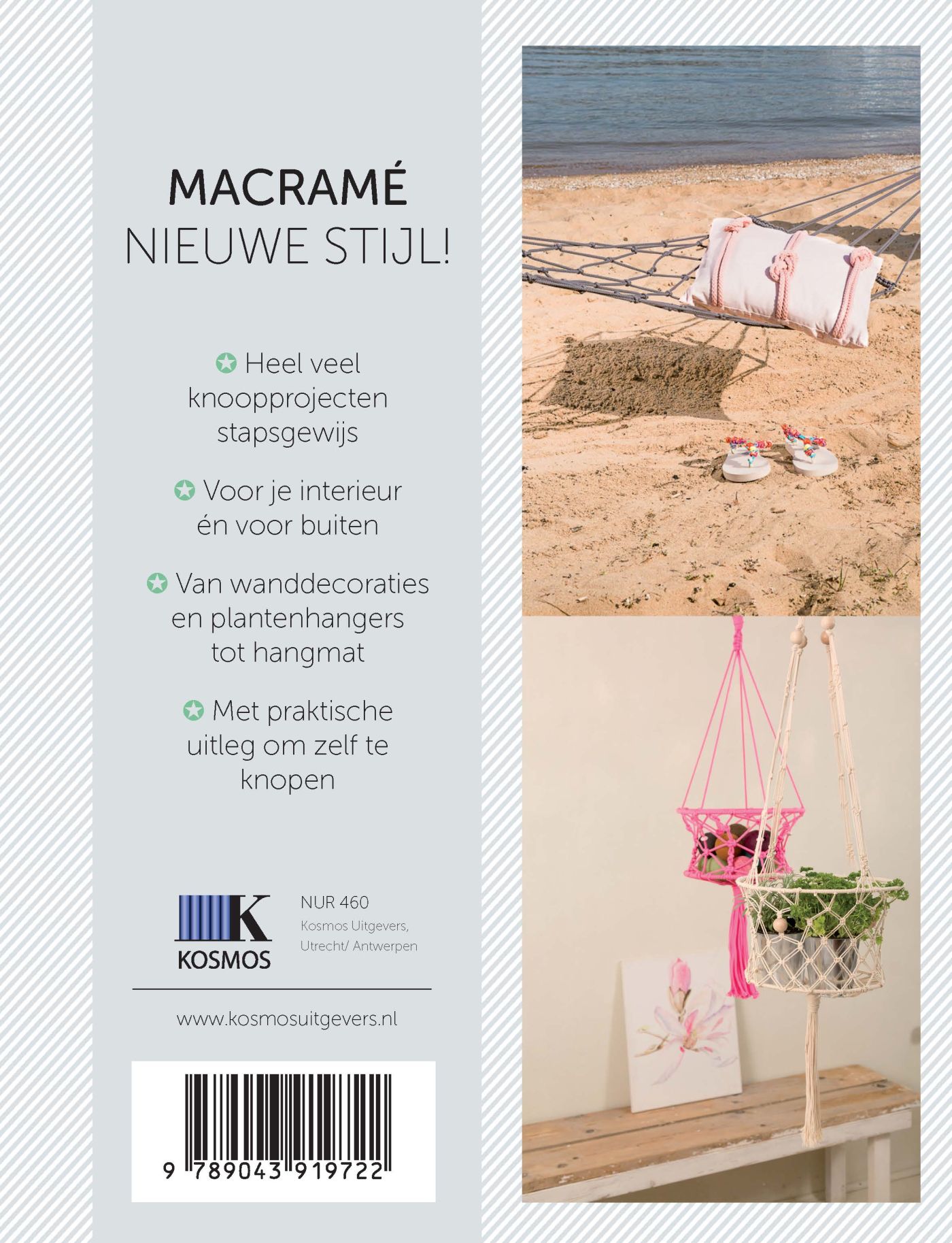 Achterkant van Macramé nieuwe stijl!