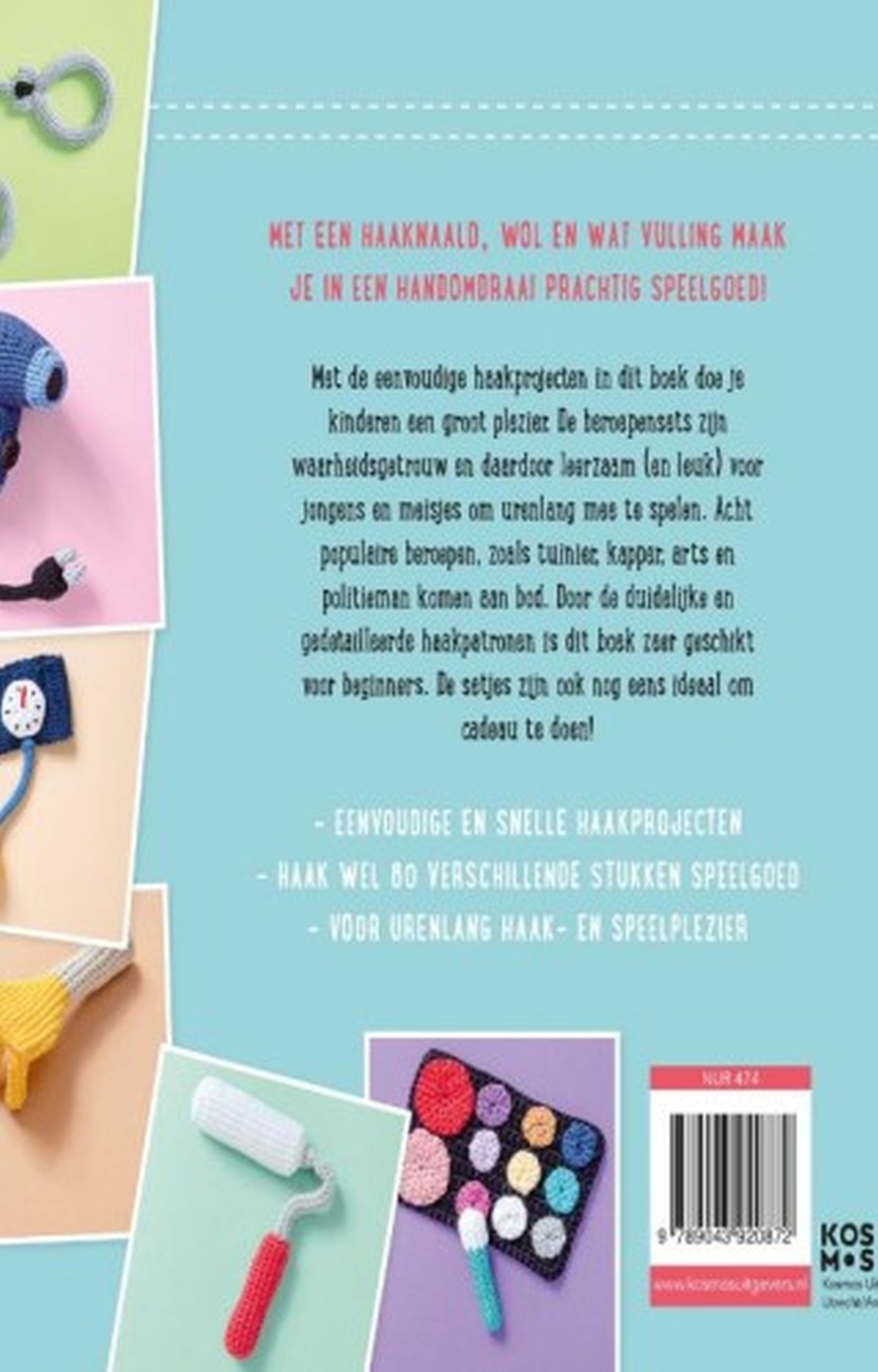 Achterkant van Speelgoed haken