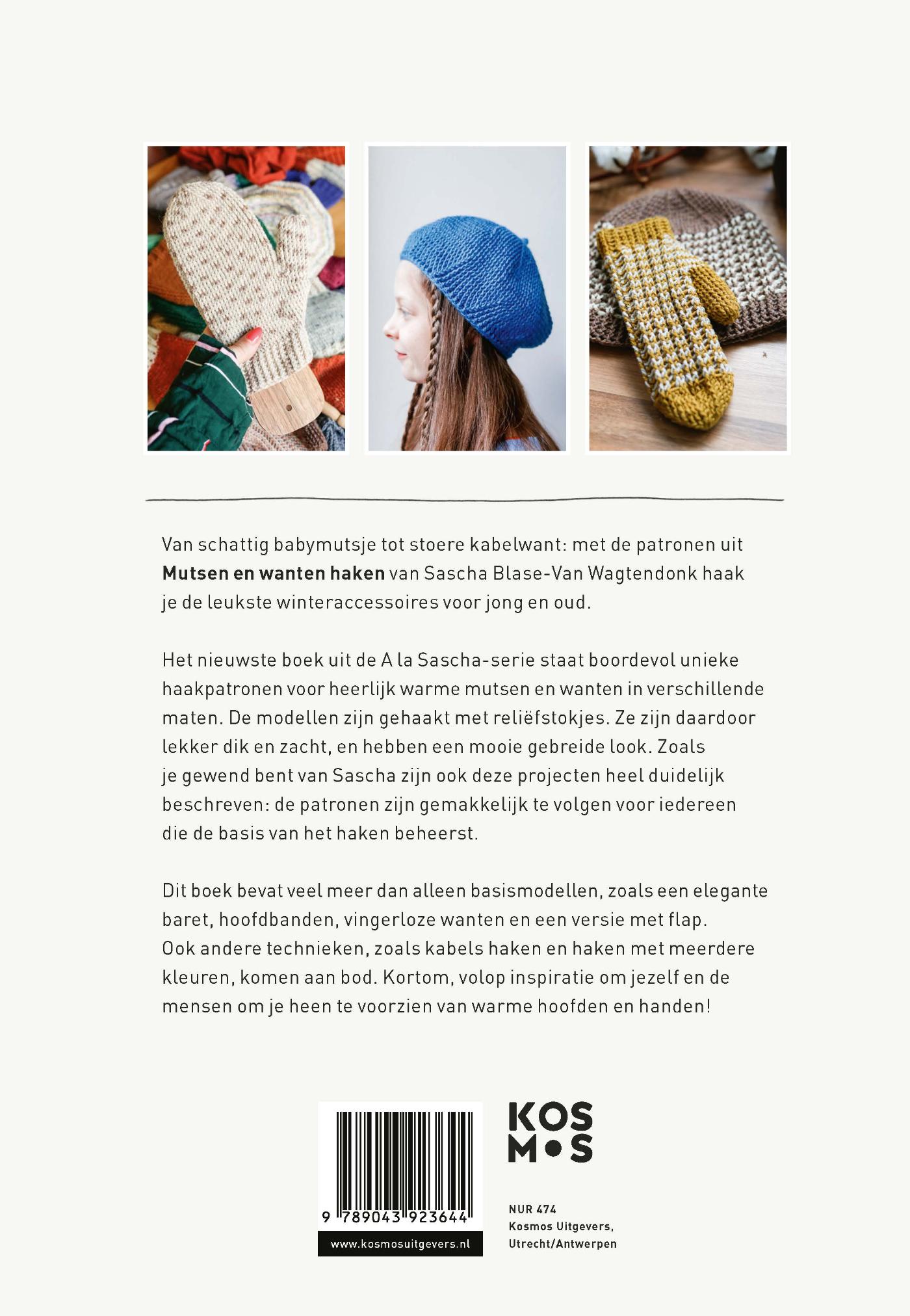 Achterkant van Mutsen en wanten haken