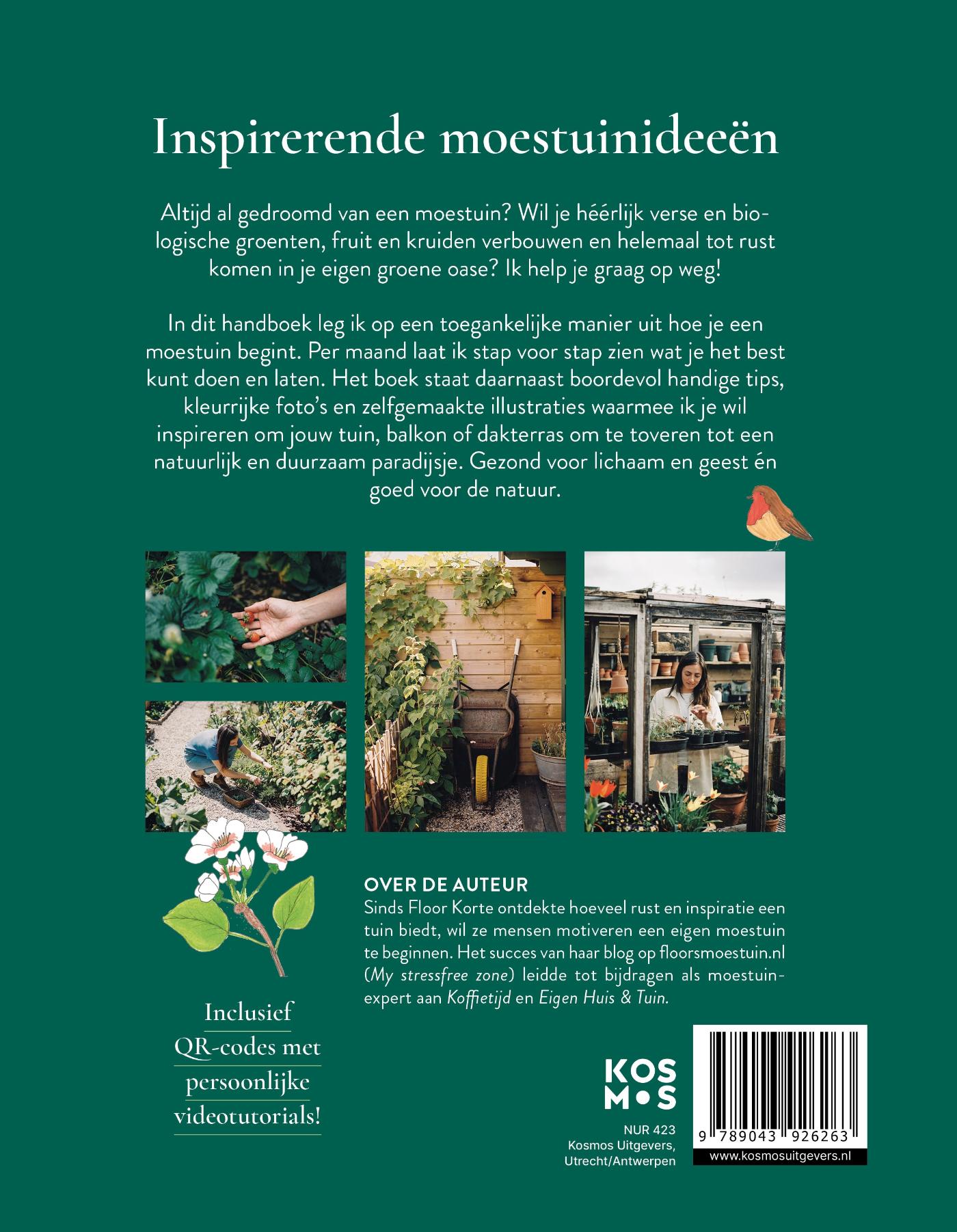 Achterkant van Floors moestuin