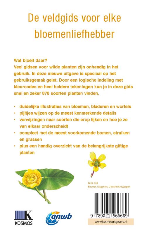 Achterkant van Bloemengids
