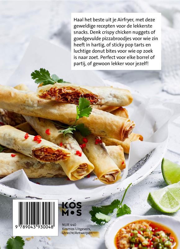 Achterkant van Airfryer Snacks