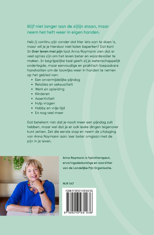 Achterkant van Over leven met pijn