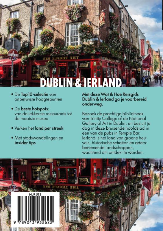 Achterkant van Dublin en Ierland