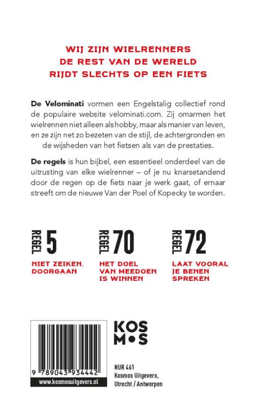 Achterkant van De Regels