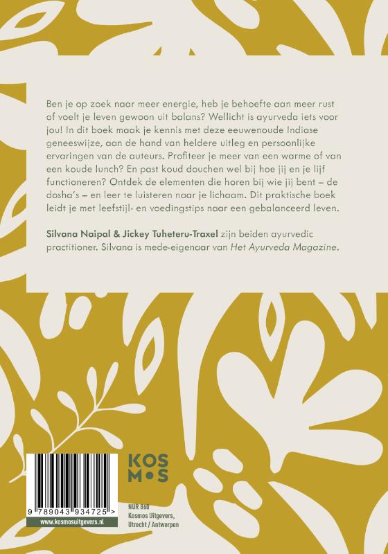Achterkant van Ayurveda voor beginners