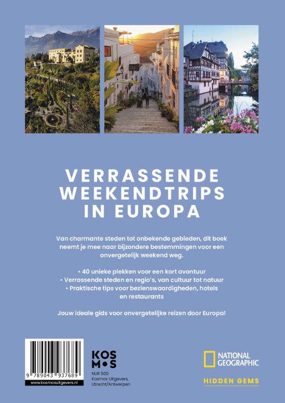 Achterkant van Weekend Escapes - 40 unieke stedentrips in Europa
