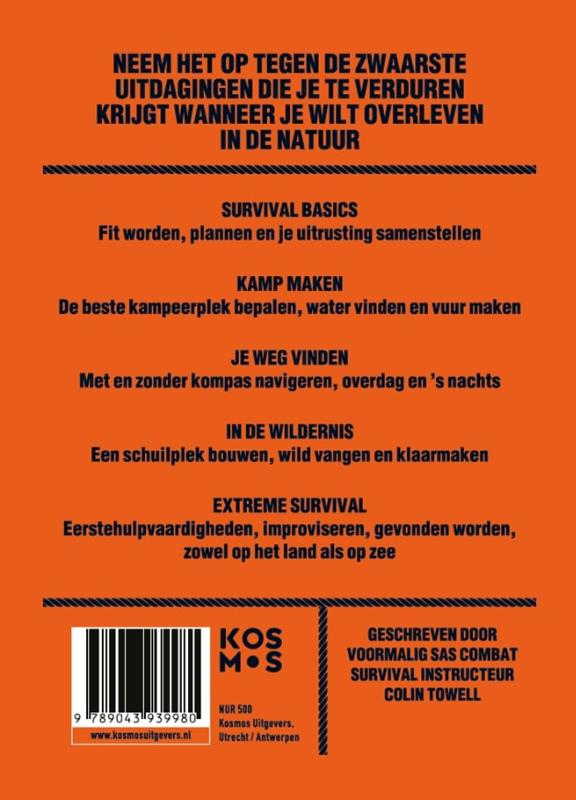 Achterkant van Het Survival Handboek