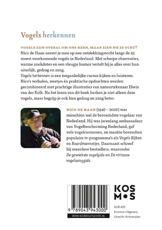 Achterkant van Vogels herkennen