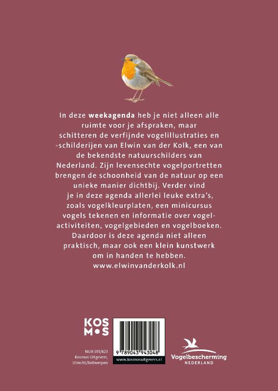 Achterkant van Vogelagenda 2027