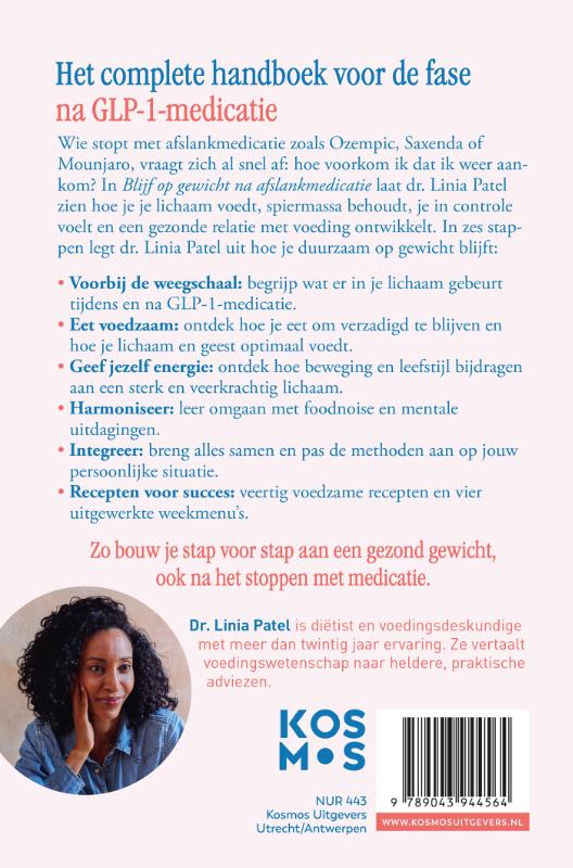 Achterkant van Blijf op gewicht na afslankmedicatie