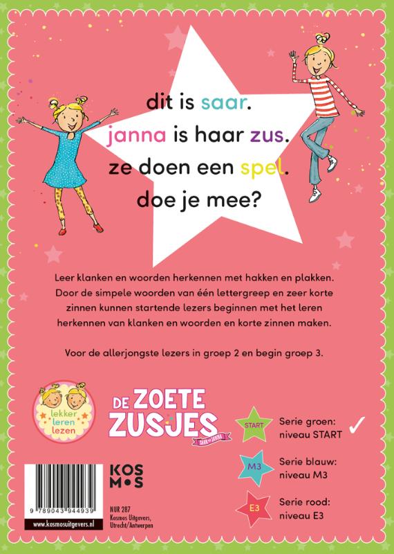 Achterkant van Een spel met een doos