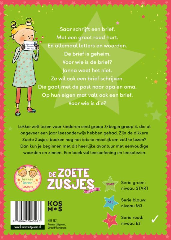 Achterkant van Een brief in de bus
