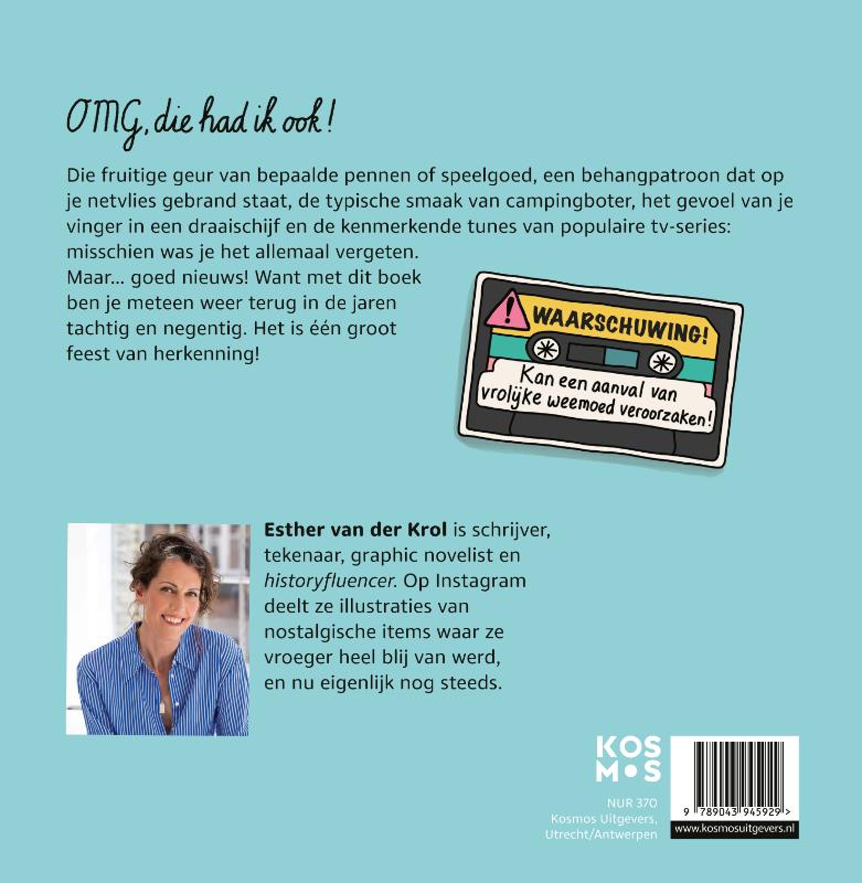 Achterkant van Dingen die ik vroeger had waar ik heel blij van werd