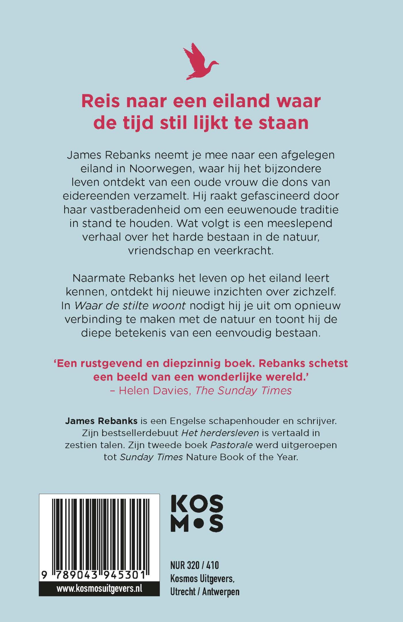 Achterkant van Waar de stilte woont