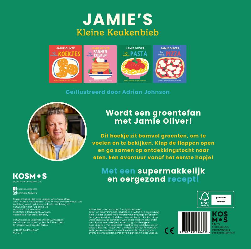 Achterkant van Tijd voor groente!