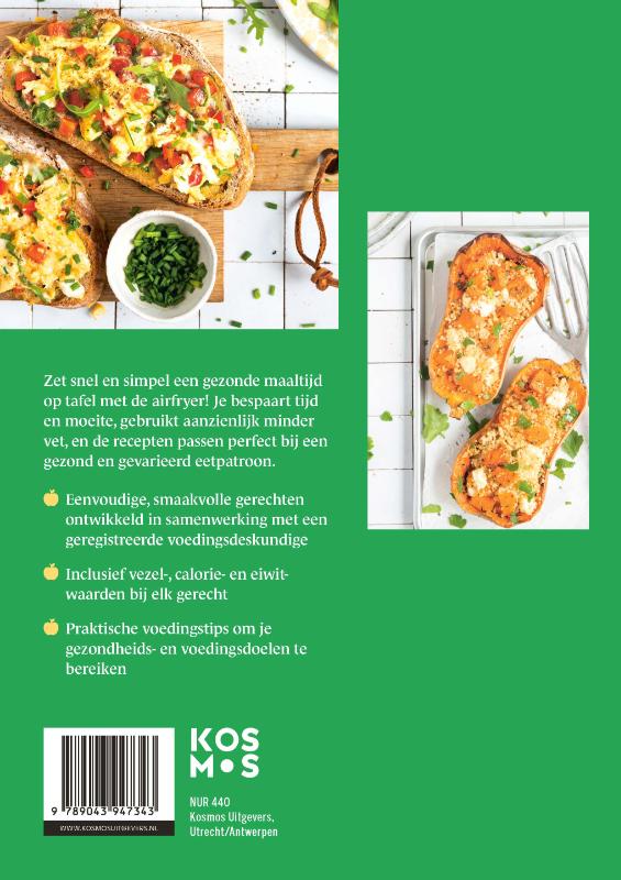 Achterkant van Airfryer