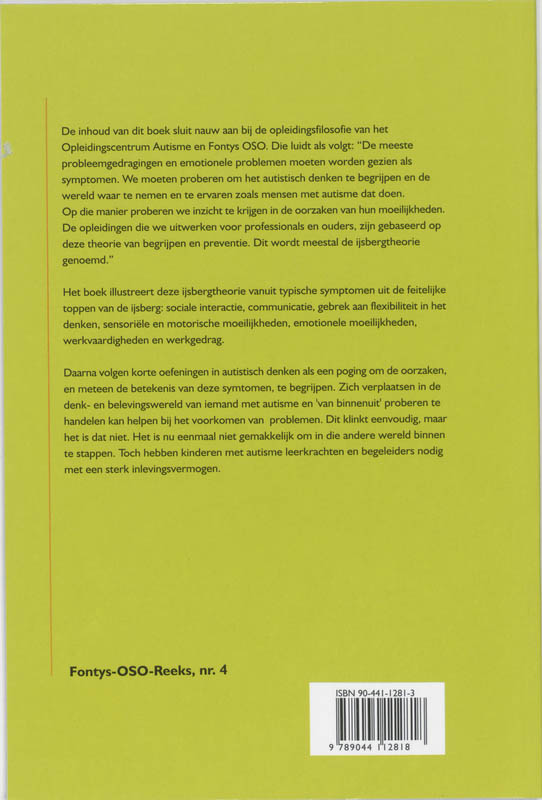 Achterkant van Het aspergeRsyndroom