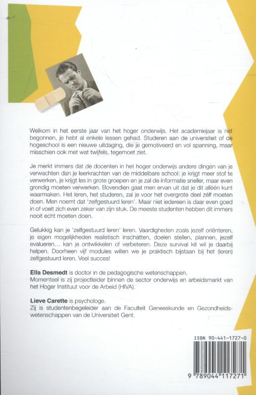 Achterkant van Zelfgestuurd leren in het hoger onderwijs