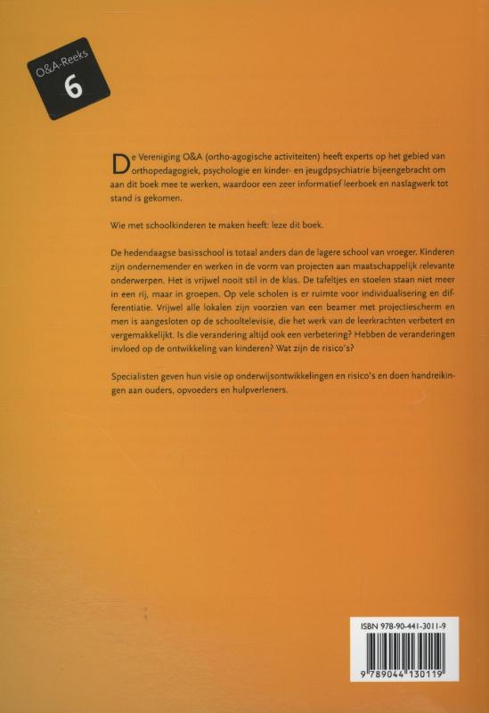 Achterkant van Kinderen-in-ontwikkeling op de basisschool