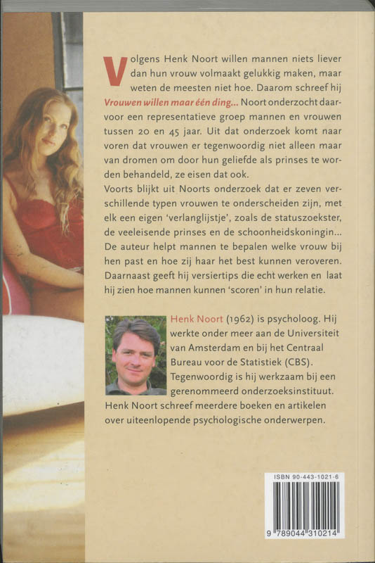 Achterkant van Vrouwen willen maar een ding ...