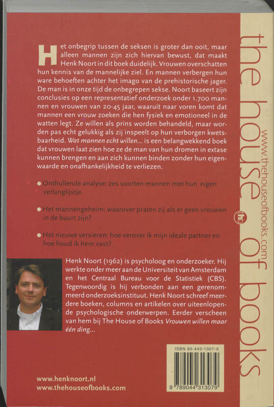 Achterkant van Wat mannen echt willen ...